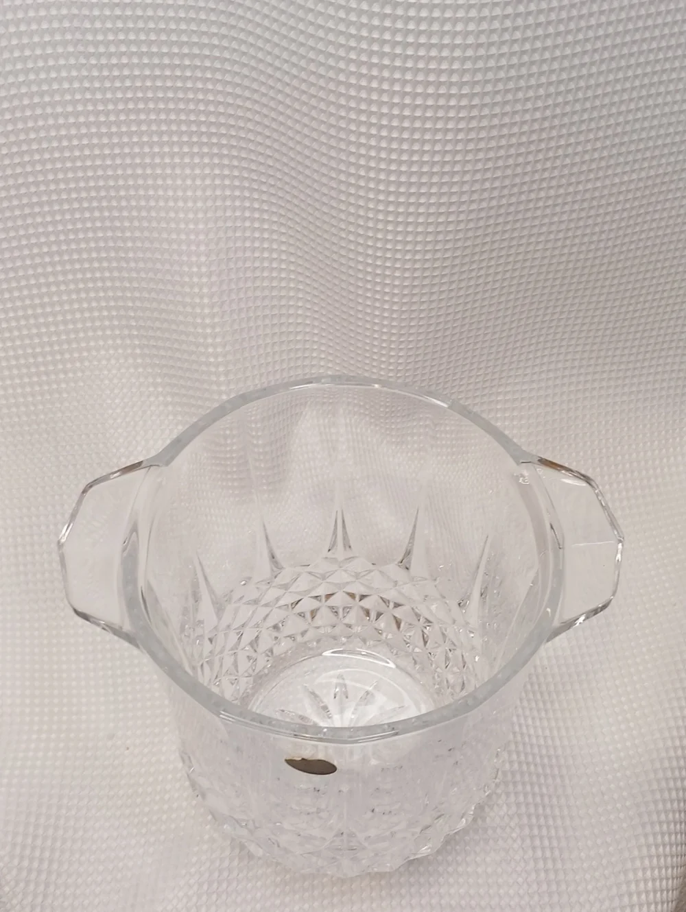 Vintage Cristal D'Arques Longchamp Lead Crystal Ice Bucket - France